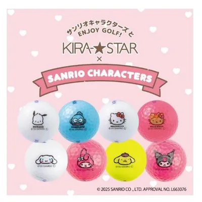 キャスコ KIRA★STAR×SANRIO キラスター×サンリオキャラクターズ ボール 1ダース(12球入り)