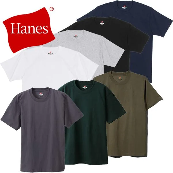 ヘインズ ビーフィー 半袖 Tシャツ H5180 HM1-D001 クルーネック BEEFY-T Hanes 半袖 ヘビーウエイト 厚手 メンズ レディース ユニセックス Tシャツ カットソー