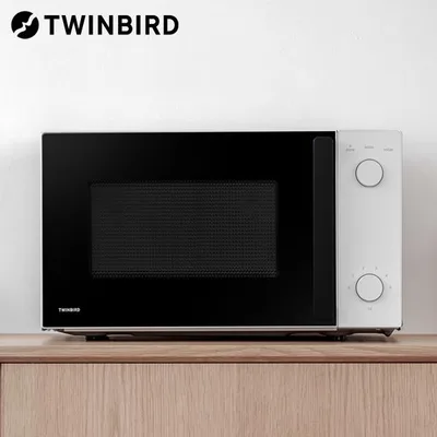 ツインバード TWINBIRD 電子レンジ 17L ヘルツフリー 白 単機能レンジ 一人暮らし DR-D254W