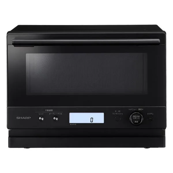 SHARP シャープ オーブンレンジ PLAINLY ブラック 18L 1段調理 ワイドフラット庫内 自動メニュー トースト お菓子作り REWF185 RE-WF186の旧型番 RE-WF185-B