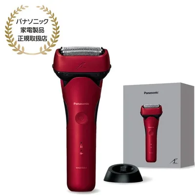 Panasonic パナソニック ラムダッシュ 3枚刃 レッド ES-L341D-R