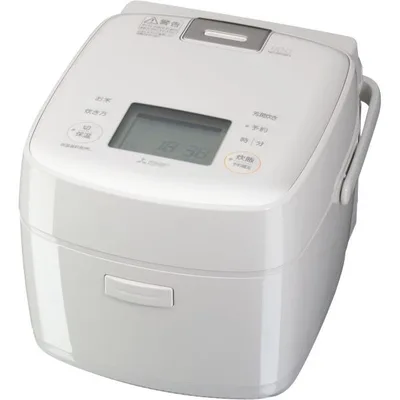 三菱電機 IHジャー炊飯器 3.5合炊き 備長炭 白亜麻 黒曜 うま早 超音波給水 お手入れ簡単 ごはん お米 玄米 NJ-SE06H-W