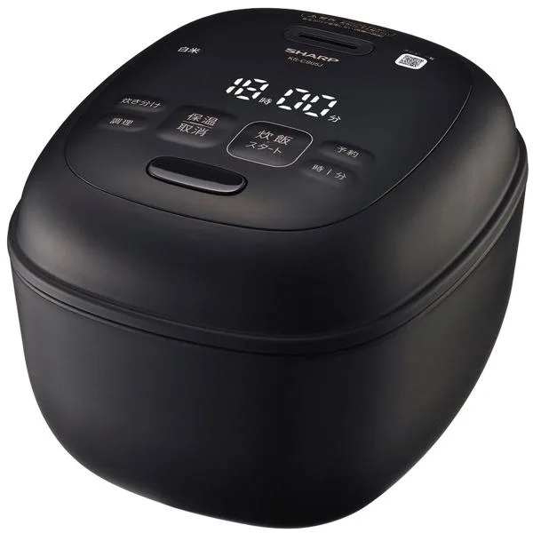 SHARP シャープ マイコン炊飯器 黒厚釜 炊飯ジャー 3合炊き ブラック KSCS05JB KS-CS05J-B