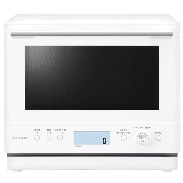 SHARP シャープ 過熱水蒸気オーブンレンジ 27L PLAINLY ホワイト らくチン!(絶対湿度)センサー 省スペース設置 REWF276 RE-WF276-W