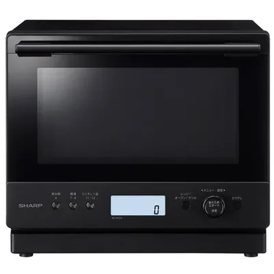SHARP シャープ 過熱水蒸気オーブンレンジ 27L PLAINLY ブラック らくチン!(絶対湿度)センサー 省スペース設置 REWF276 RE-WF276-B