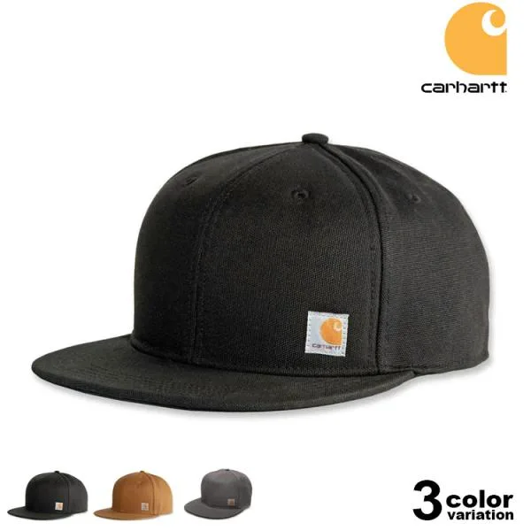 カーハート carhartt キャップ アッシュランド キャップ 定番 人気 メンズ レディース スナップバック フラットブリム ダック生地 106665