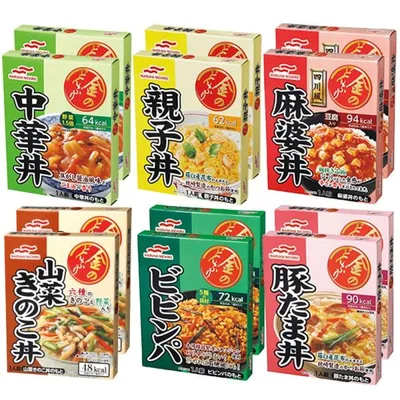 マルハニチロ 金のどんぶり アソートセット 6種 各2個 計12個 食べ比べ