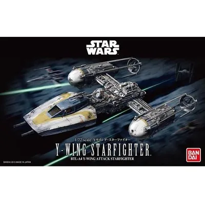 BANDAI SPIRITS(バンダイスピリッツ) スター・ウォーズ Yウイング・スターファイター 1/72スケール 色分け済みプラモデル 爆買