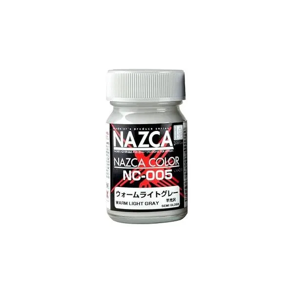 ガイアノーツ モデラーズプロデュース NAZCAカラーシリーズ ウォームライトグレー 15ml 模型用塗料 NC005 プラモデル塗料 爆買