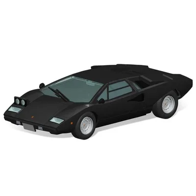 アオシマ 1/32 ザ☆スナップキット 20-F ランボルギーニ カウンタック LP400(ブラック) プラモデル 新製品 模型 爆買