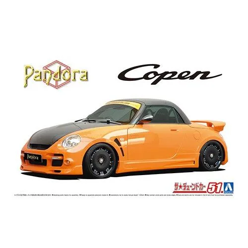 アオシマ ザ・チューンドカー No.51 1/24 PANDORA TYPE887 EVO2 L880K コペン'02 プラモデル 模型 5898 爆買