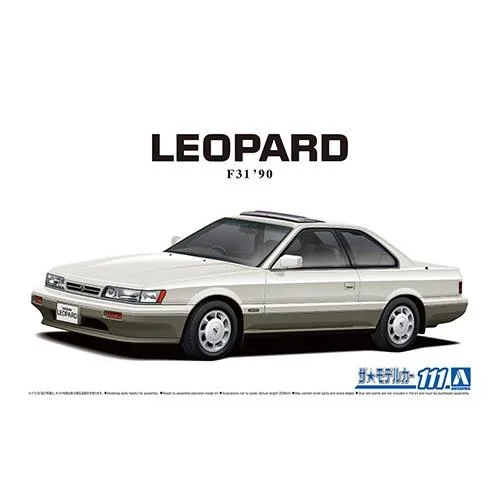 アオシマ ザ・モデルカーNo.111 1/24 ニッサンUF31レパードアルティマV30ツインカムターボ'90 プラモデル 模型 5739 爆買