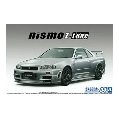 アオシマ ザ・モデルカーNo.34 1/24 ニスモ BNR34 スカイラインGT-R Z-tune '04 プラモデル 模型 5831 爆買