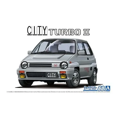 アオシマ ザ☆モデルカー 60 1/24 ホンダ AA シティターボII 85 プラモデル 模型 6388 爆買