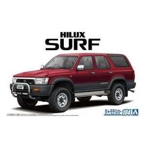 アオシマ ザ・モデルカーNo.104 1/24 トヨタ VZN130G ハイラックスサーフ SSR-X ワイドボデー'91 プラモデル 模型 5698 爆買