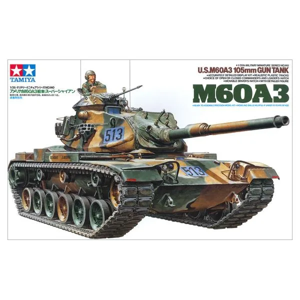 タミヤ 1/35 ミリタリーミニチュアシリーズ No.140 1/35 アメリカ M60A3戦車 35140 爆買