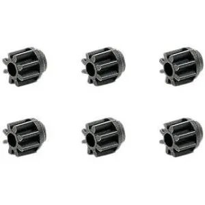 タミヤ ミニ四駆 グレードアップパーツ GP No.453 カーボン強化8Tピニオンギヤ (6個) 15453 爆買