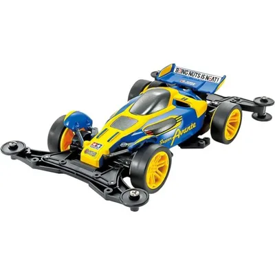 タミヤ 1/32 レーサーミニ四駆シリーズ No.101 スーパーアバンテJr. VZシャーシ 18101 成型色 爆買