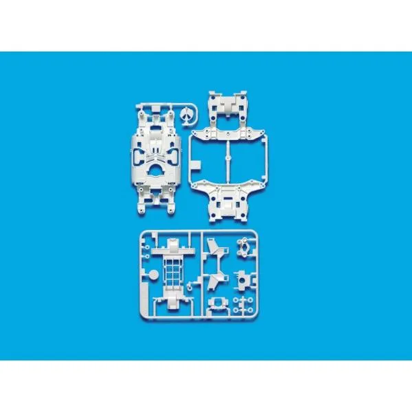 タミヤ ミニ四駆特別企画商品(パーツ) MS強化シャーシセット(ホワイト) 95246 爆買