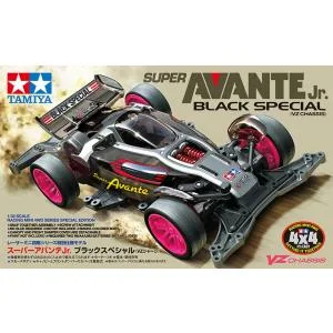 タミヤ ミニ四駆特別企画商品(マシン) スーパーアバンテJr. ブラックスペシャル (VZシャーシ) 95648 爆買