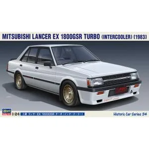 ハセガワ 1/24 HC-34 ヒストリックカーシリーズ 三菱 ランサーEX 1800GSR ターボ (インタークーラー) プラモデル HC34 模型 スケールモデル 爆買
