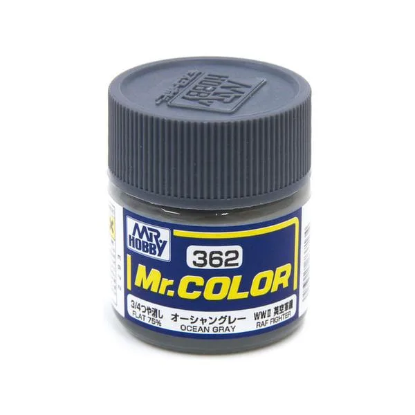GSIクレオス Mr.カラー (3/4つや消し) オーシャングレー 10ml 模型用塗料 C362 爆買