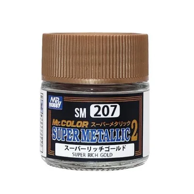 GSIクレオス Mr.カラー スーパーメタリック2 スーパーリッチゴールド 10ml 模型用塗料 SM207 爆買