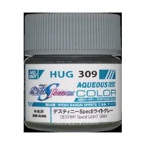 GSIクレオス 水性ガンダムカラー HUG309 デスティニーSpecII ライトグレー 10ml 模型用塗料 HUG309 クレオス 塗料 爆買