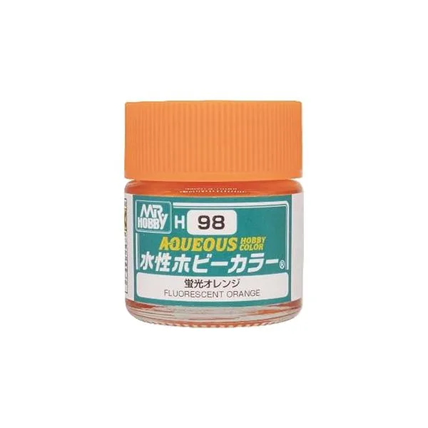 GSIクレオス 新水性ホビーカラー 蛍光オレンジ 10ml 模型用塗料 H98 爆買