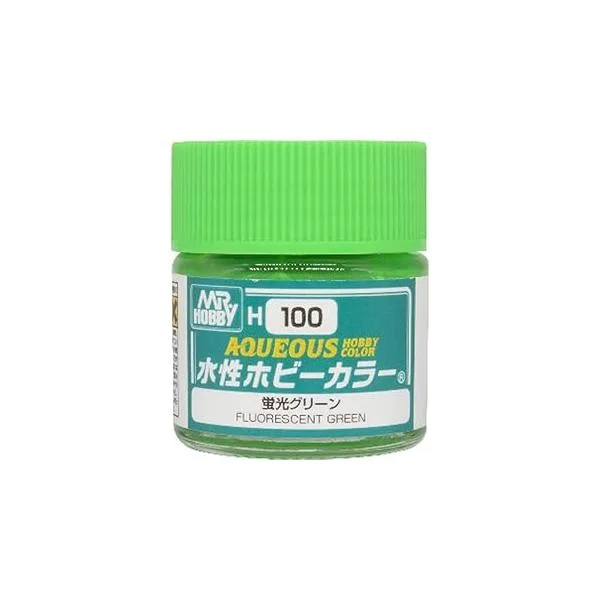 GSIクレオス 新水性ホビーカラー 蛍光グリーン 10ml 模型用塗料 H100 爆買