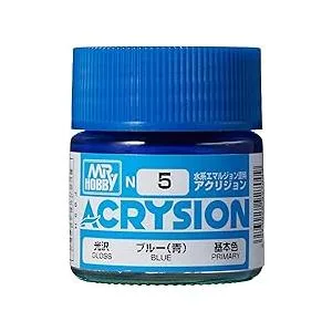 GSIクレオス N5 アクリジョンカラー ブルー (青) 光沢 10ml 模型用塗料 N5 爆買