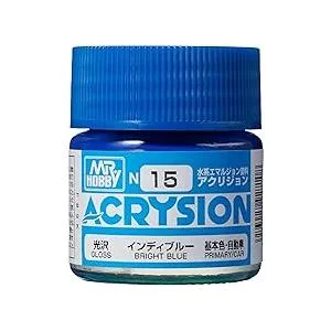 GSI クレオス (GSI Creos) N15 GSIクレオス アクリジョンカラー インディブルー 光沢 10ml 模型用塗料 N15 爆買