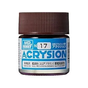 GSI クレオス (GSI Creos) N-17 GSIクレオス アクリジョンカラー 艦底色 半光沢 10ml 模型用塗料 N17 爆買