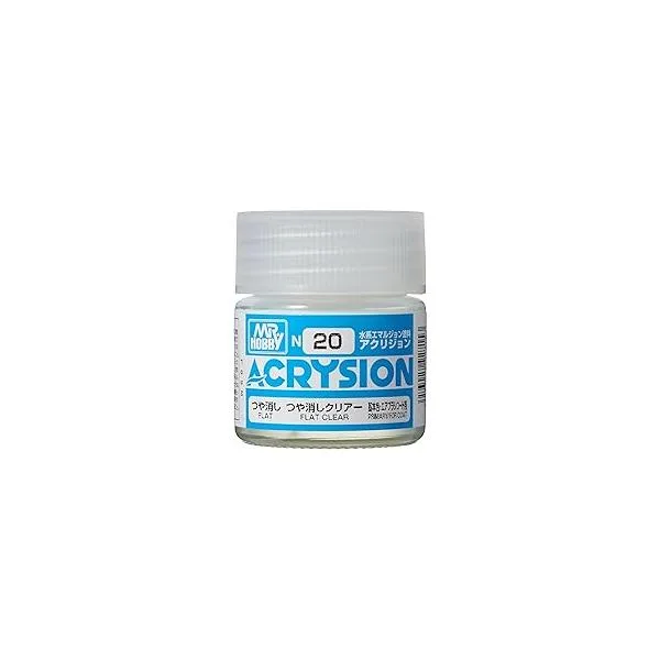 GSIクレオス アクリジョンカラー つや消しクリアー つや消し 10ml 模型用塗料 N20 爆買
