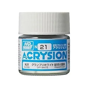 GSIクレオス N21 アクリジョンカラー グランプリホワイト 光沢 10ml 模型用塗料 N21 爆買
