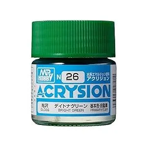 GSI クレオス (GSI Creos) N-26 GSIクレオス アクリジョンカラー デイトナグリーン 光沢 10ml 模型用塗料 N26 爆買