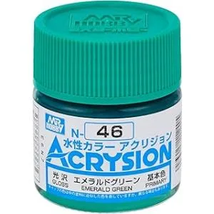 GSIクレオス アクリジョン エメラルドグリーン 10ml 模型用塗料 N46 爆買