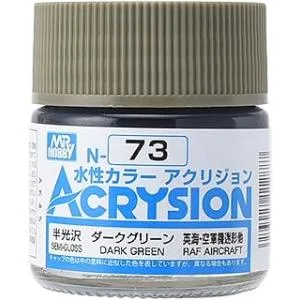 GSIクレオス アクリジョン ダークグリーン 10ml 模型用塗料 N73 爆買