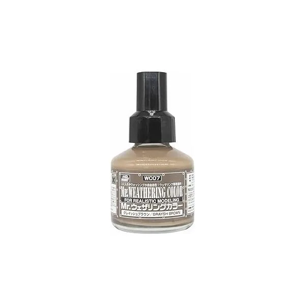 GSIクレオス Mr.ウェザリングカラー WC07 グレイッシュブラウン 40ml 模型用塗料 クレオス 塗料 爆買