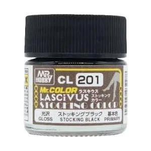 GSIクレオス CL201 Mr.カラー ラスキウス ストッキングブラック (塗料) 10ml 模型用塗料 CL201 爆買
