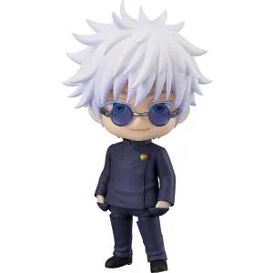 新品未開封 呪術廻戦 ねんどろいど 五条悟 高専Ver. プラスチック製 塗装済み可動フィギュア ノンスケール 専用台座付属 全高約100mm 二次再販