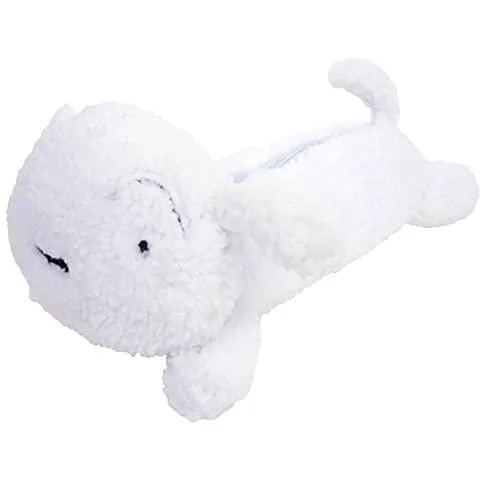 クレヨンしんちゃん ダイカットペンポーチ シロ 約10×13×29cm 筆入れ 筆箱 ふでばこ 小物入れ 新品 *即納