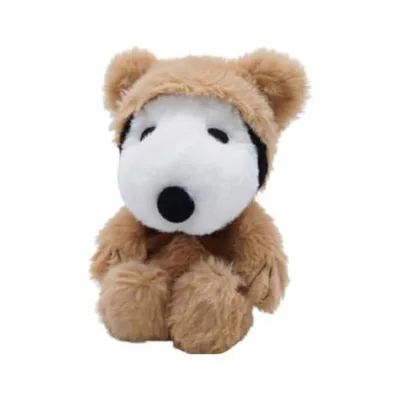スヌーピー ふわフード ベア FUWAKUTA モカ 229717-26 ぬいぐるみ グッズ おもちゃ 新品 *