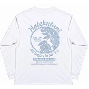 長袖 Tシャツ メンズ ロンT トップス フララニハワイ Hulalani Hawaii 2026新作 秋冬 ハワイアン (メンズ/ホワイト) 264HU1LT313 ハワイアン雑貨 バックプリント
