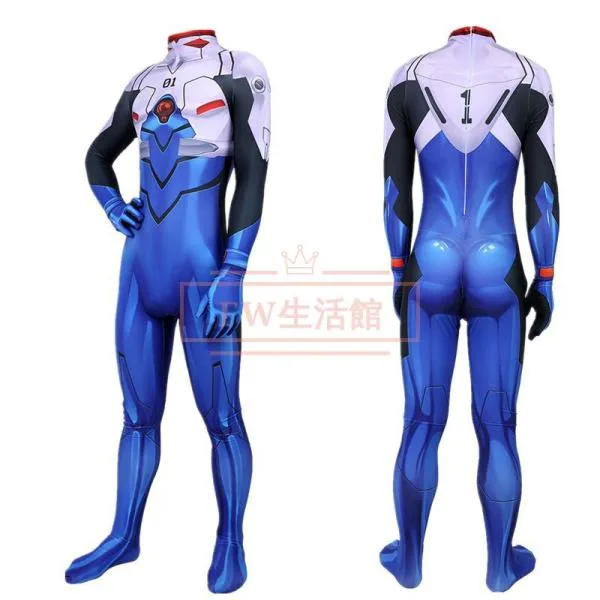 子供用大人用新世紀エヴァンゲリオン風 戦闘服初号機01 EVA 碇シンジ Ikari Shinji コスプレ衣装 ウィッグ 靴 cosplay ハロウィン仮装 変装 撮影 祭り