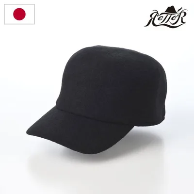RETTER 帽子 ベースボールキャップ cap メンズ レディース ブランド Basque Cap(バスクキャップ) ブラック