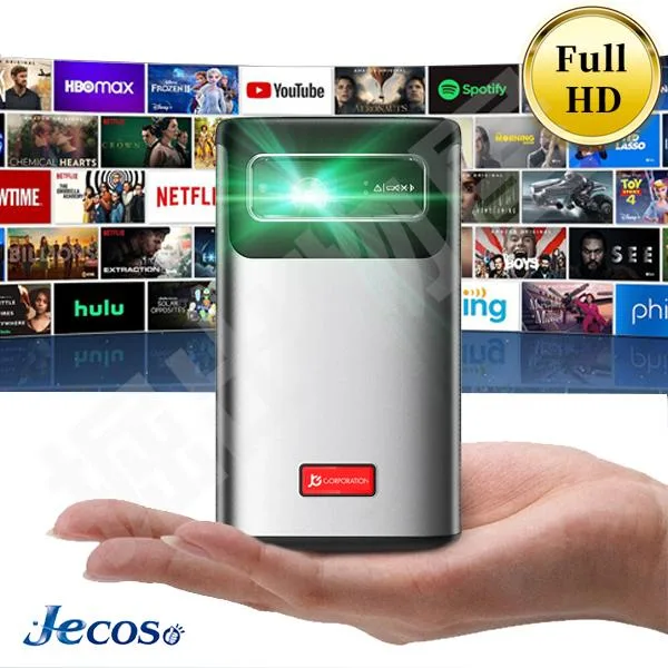 Jecos プロジェクター sky011 小型 モバイルプロジェクター フルHD 400ANSI ラッピング対応