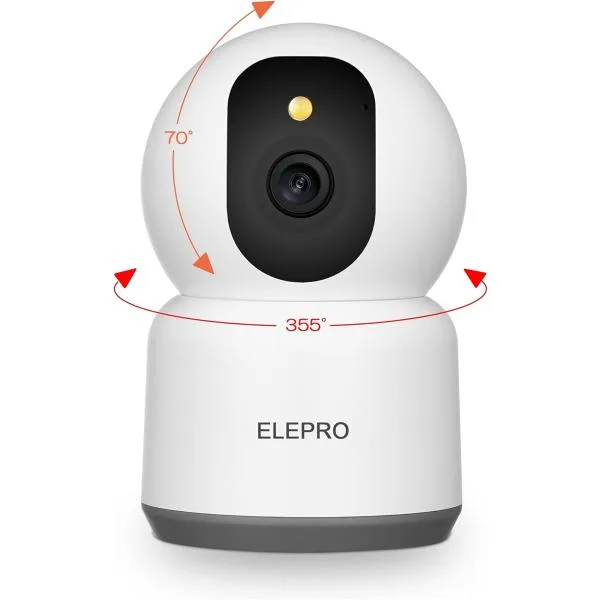 【Yahoo!ランキング1位入賞】500万画素・5Ghz WiFi対応ペットカメラ 見守りカメラ フルカラーナイトビジョン MDM (ホワイト)