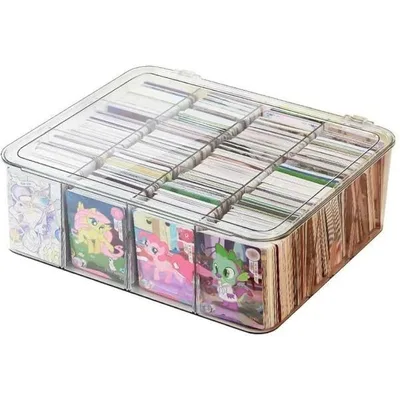 トレーディングカードケース 大容量 トレカ ポケモンカード ケースカード収納ボックス カードデッキケース アクリル 透明 (クリア)