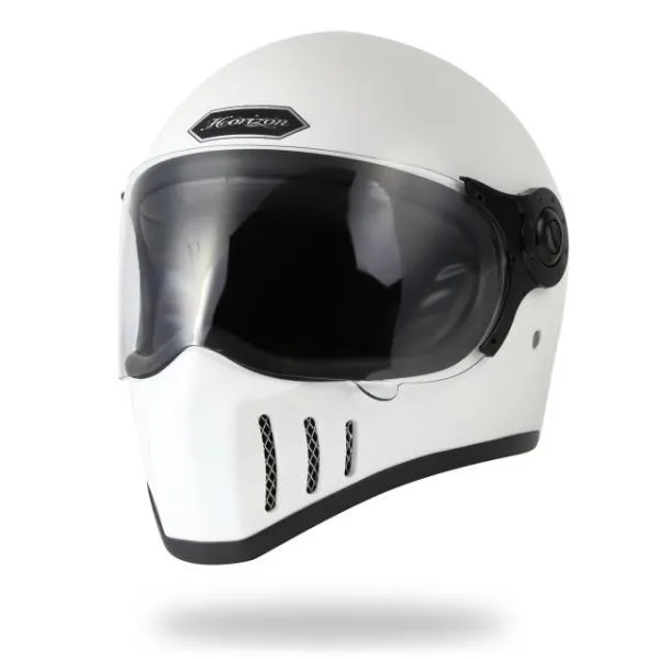 アメリカンフルフェイス レトロ CLASSIC JADE ジェイド バイクヘルメット WHITE ホワイト HORIZONヘルメット